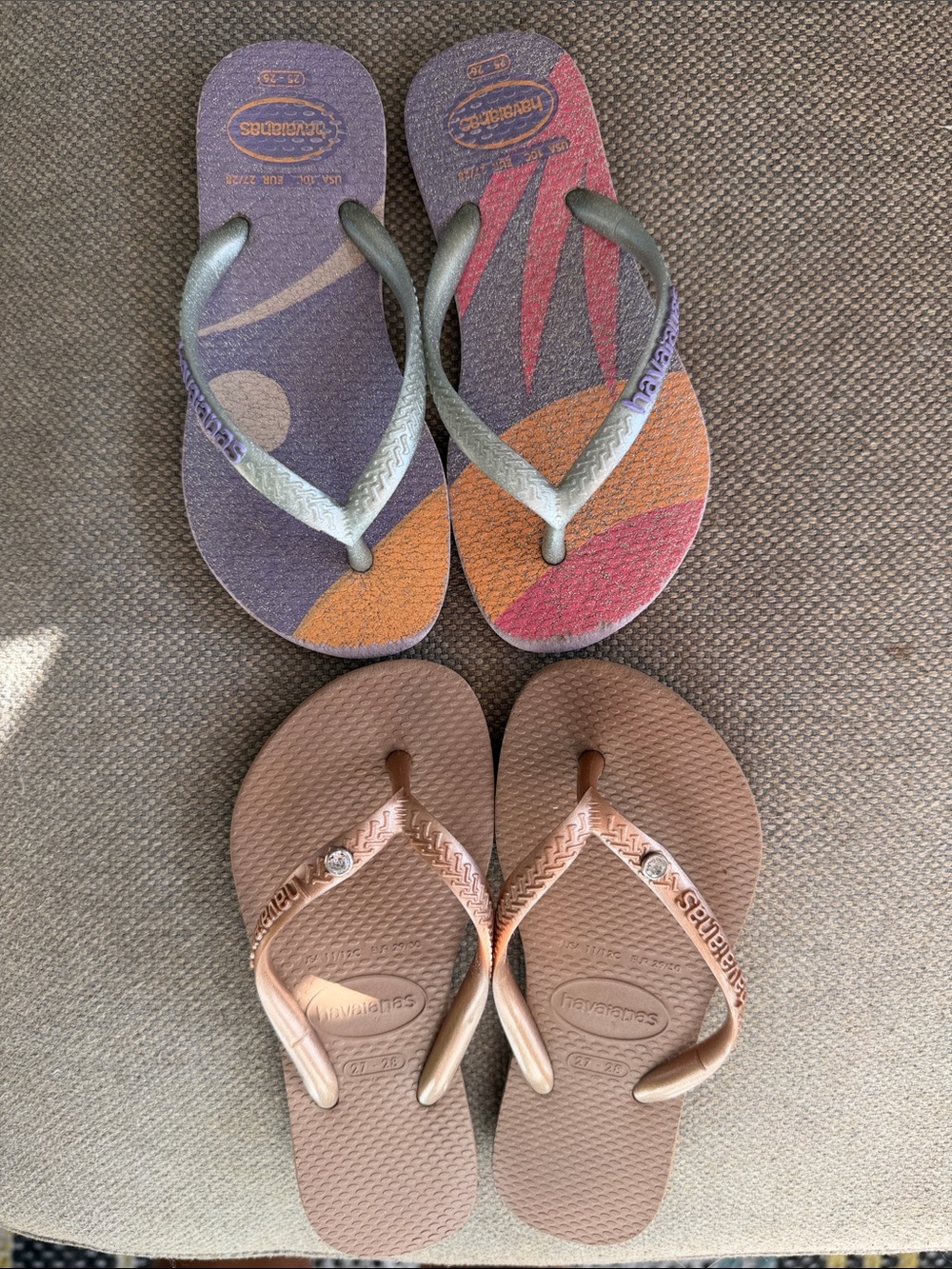 Havaianas Two-Pair Flip Flops